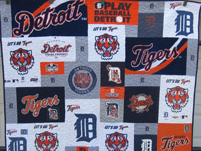 Detroit Tigers's T-Shirt Quilt