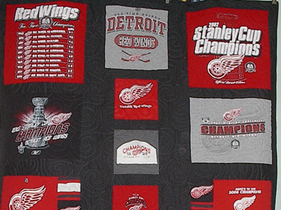 Red Wing T-Shirt Quilt